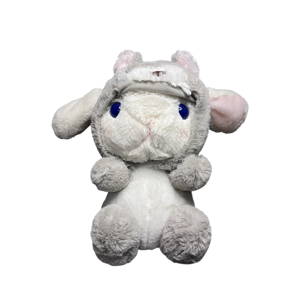 Amuse Lapizlazurin Bunny Wolf Costume Plush 10‎ inch Grey White Rabbit